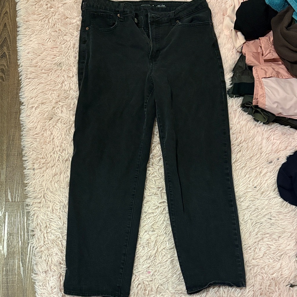 Old Navy Black Flare & Wide Leg Jeans